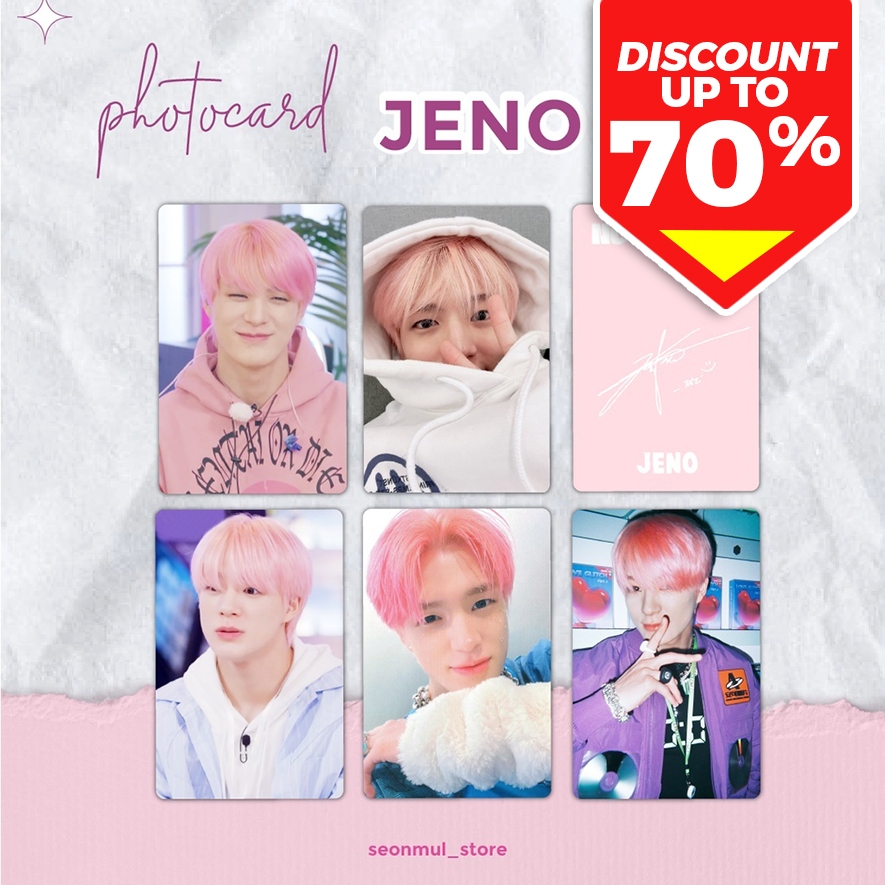 BEST SELLER PHOTOCARD PC JENO PINK HAIR / PHOTOCARD PC JENO HOODIE / PHOTOCARD PC JENO BOBOAN / PHOT