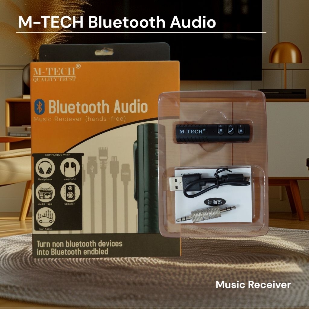 M-TECH BLUETOOTH MUSIC RECEIVER Bluetooth Audio