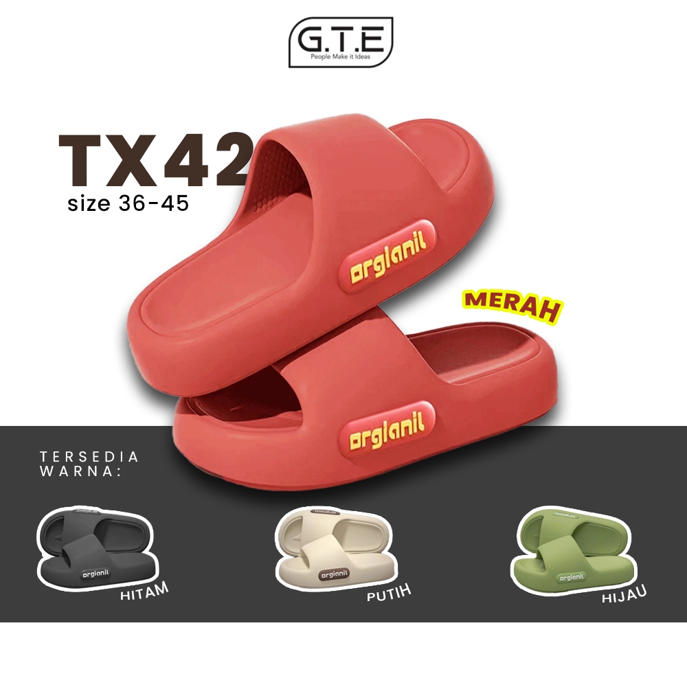 GTE ||SENDAL VTX-42 Sandal Selop Wanita/ Sandal Indoor/Sandal Wanita Karet/Sandal Rumah/Sandal Luar 