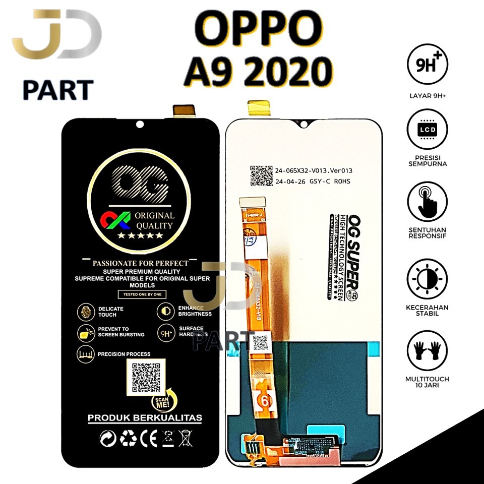 LCD TOUCHSCREEN OPPO A9 2020 ORIGINAL 100% FULLSET COMPLETE