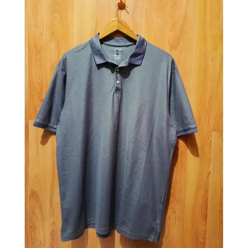 Kaos Polo Abu-Abu, Decathlon Poloshirt, ORI, Second