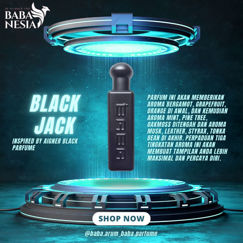 BLACK JACK - BABA PARFUME (VARIANT BEST SELLER)