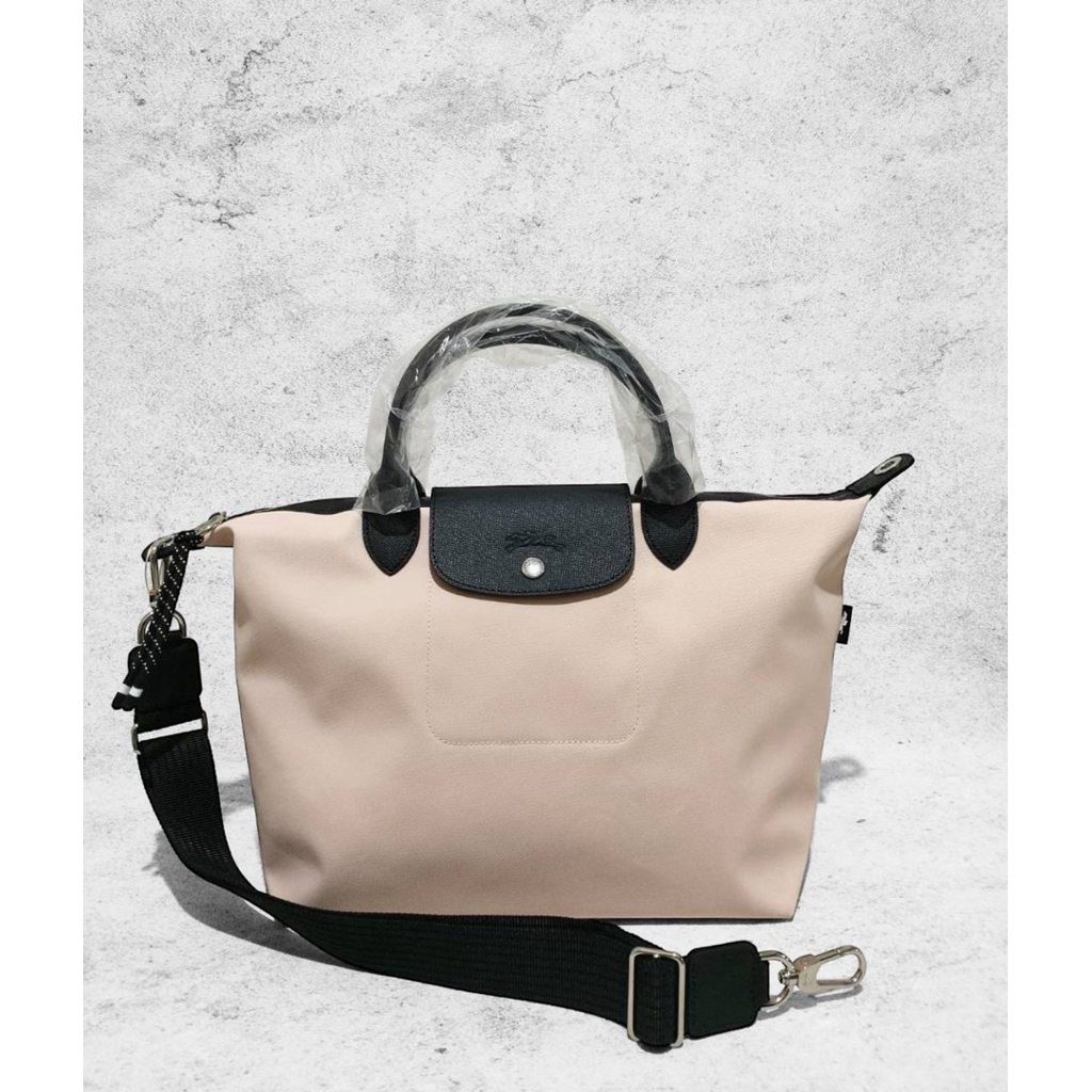 LC LE PLIAGE ENERGY MEDIUM LARGE TOP HANDLE NUDE