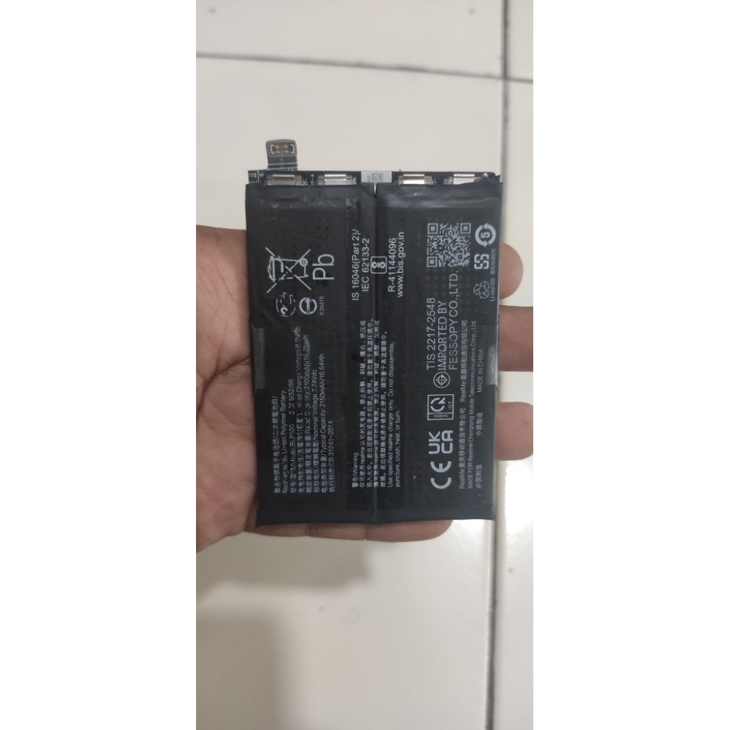 baterai ORI bawaan realme gt master edition