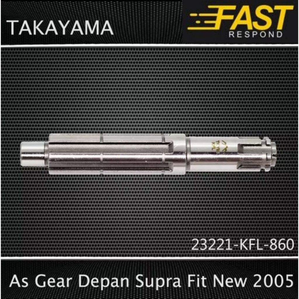 As Gear Depan Supra Fit New 05, Legenda, Revo Lama Asli BARU Takayama