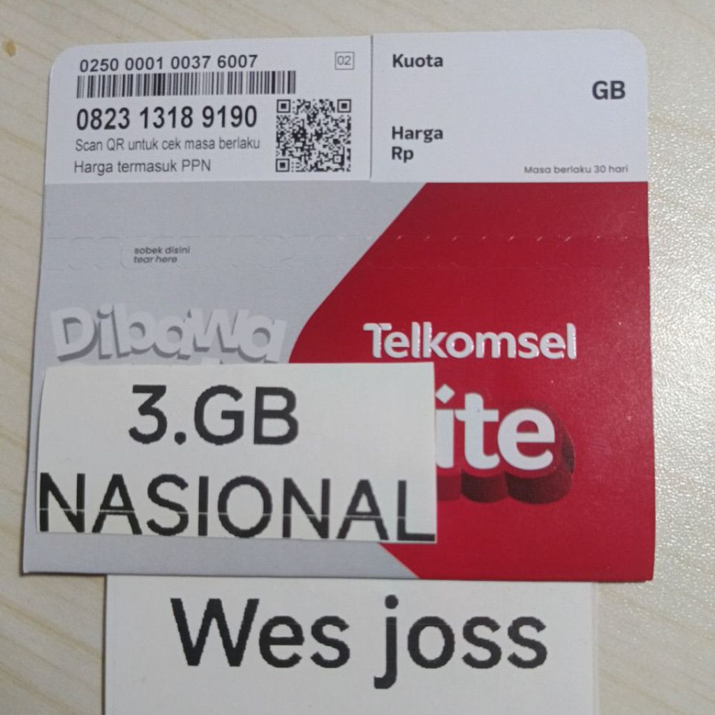 perdana simpati isi kuota 3gb
