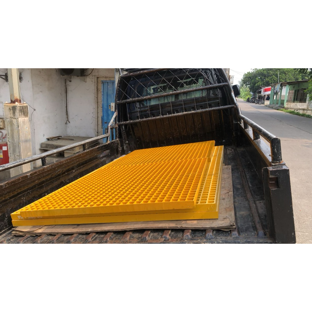 FRP MOULDED GRATING, ukuran : W1000 x L2000 x T25mm