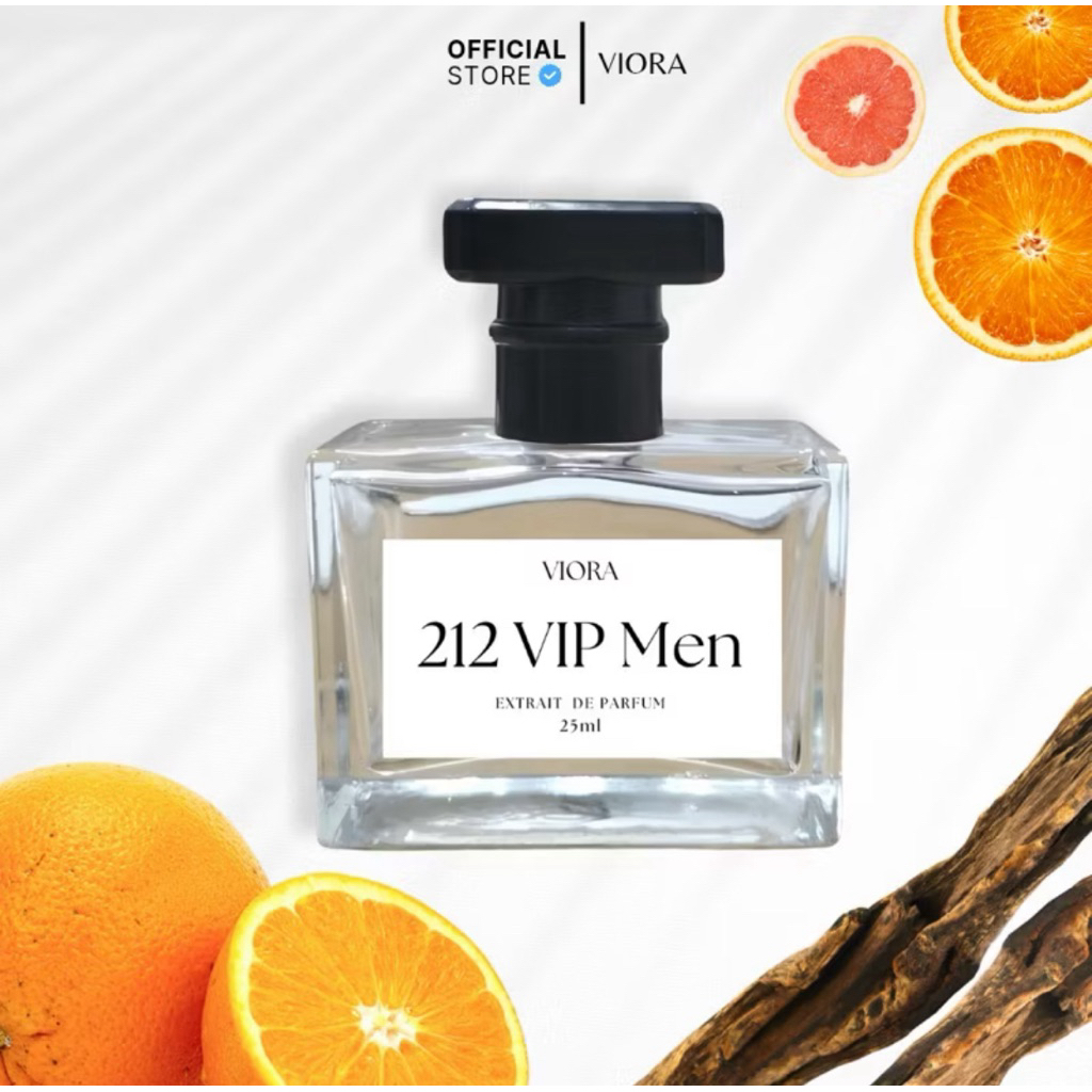 Viora Parfum - 212 V Men Extrait de Parfum Parfume Pria Aroma Citrus Aromatic