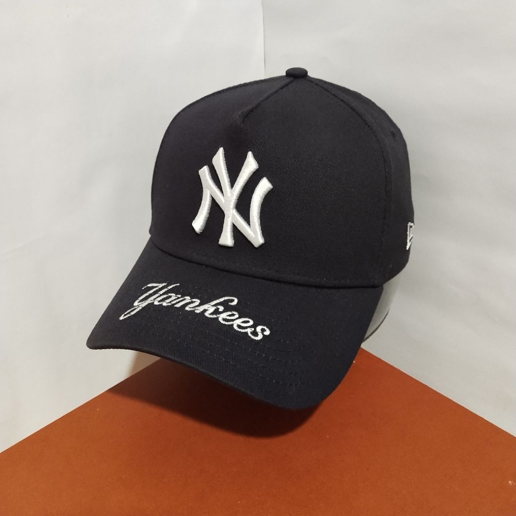 Topi New Era Original 100% 9Forty A-Frame MLB New York Yankees Team Visor Hit Navy New