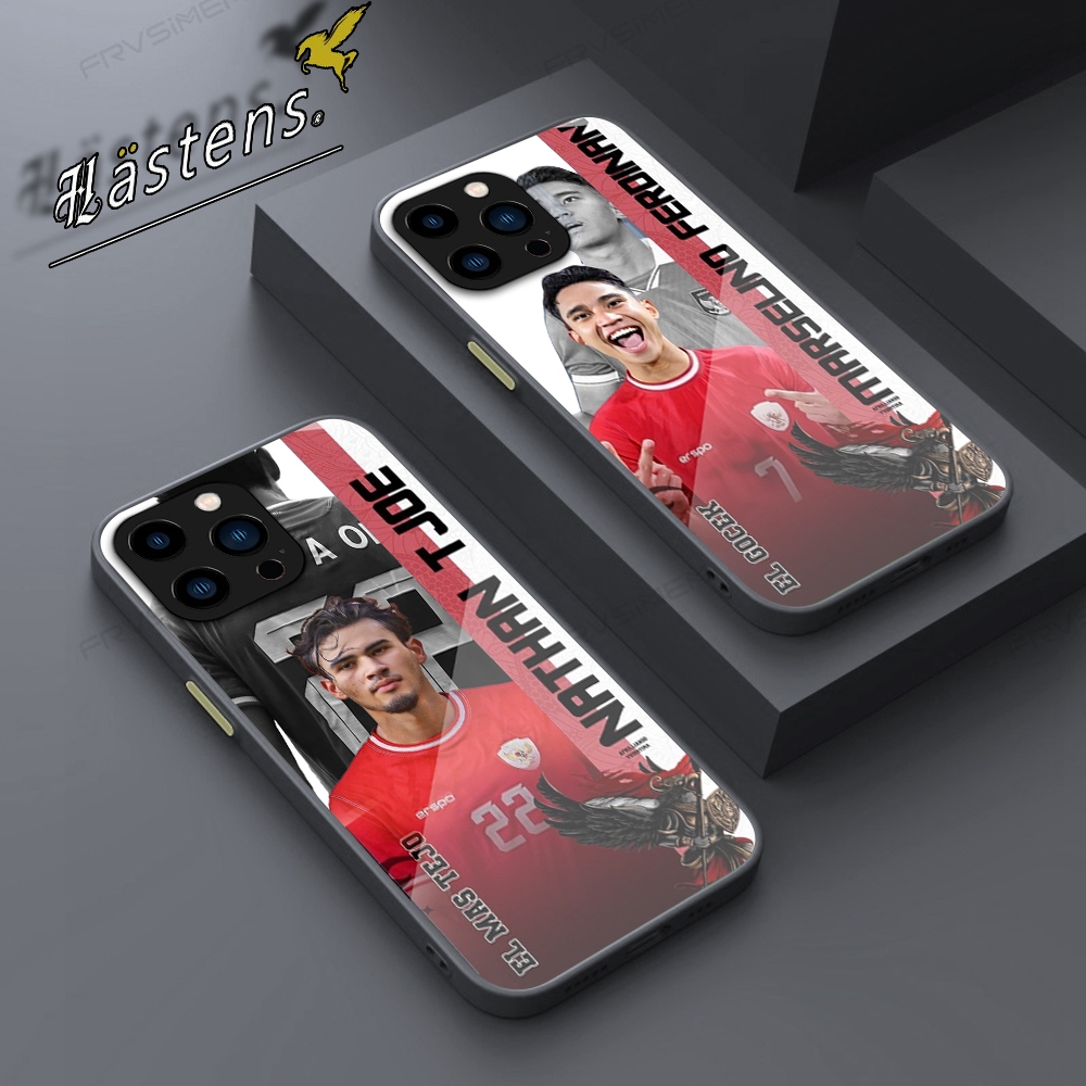 ALL TYPE CASE GLOSSY GLASS KACA MOTIF BOLA INDONESIA UNTUK REALME 8i REALME 9i REALME 5/5i/C3 C33 C5