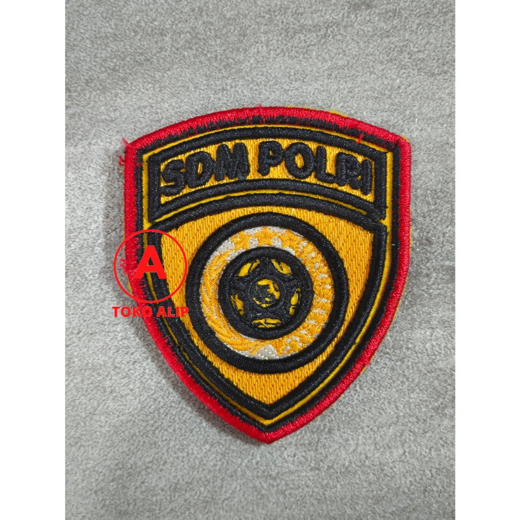 Bet SDM Polrii - Bet Baju Timbul SDM Polr* - Badge Timbul Baju SDM Police - Atribut Logo SDM POLRII 