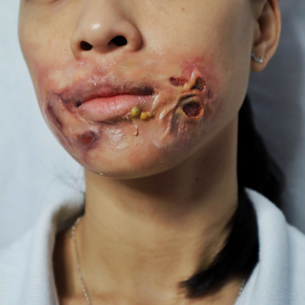 [PRODUK LOKAL] SILICONE PROSTHETIC ROTTEN WOUND | PROSTETIK SILIKON LUKA BUSUK PALSU | LUKA MEMBUSUK