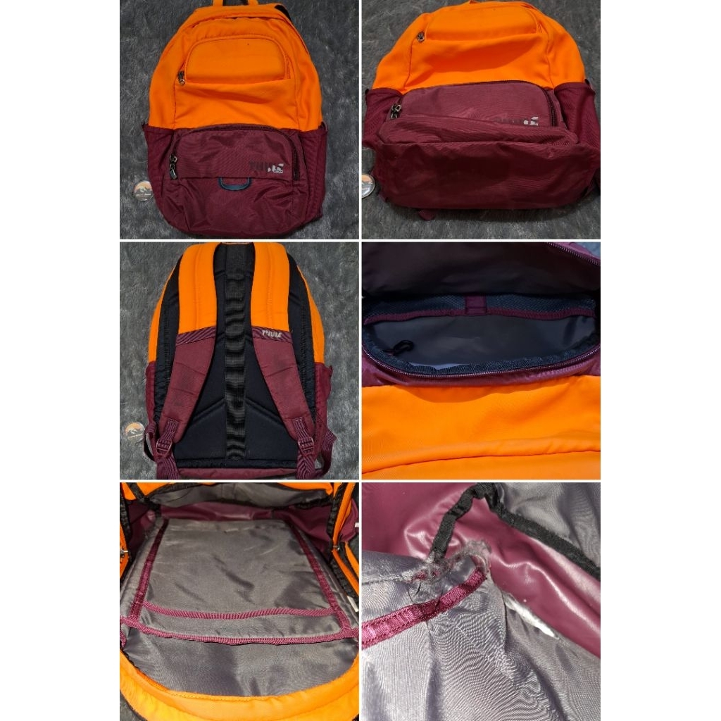 tas thule departer orange kombinasi