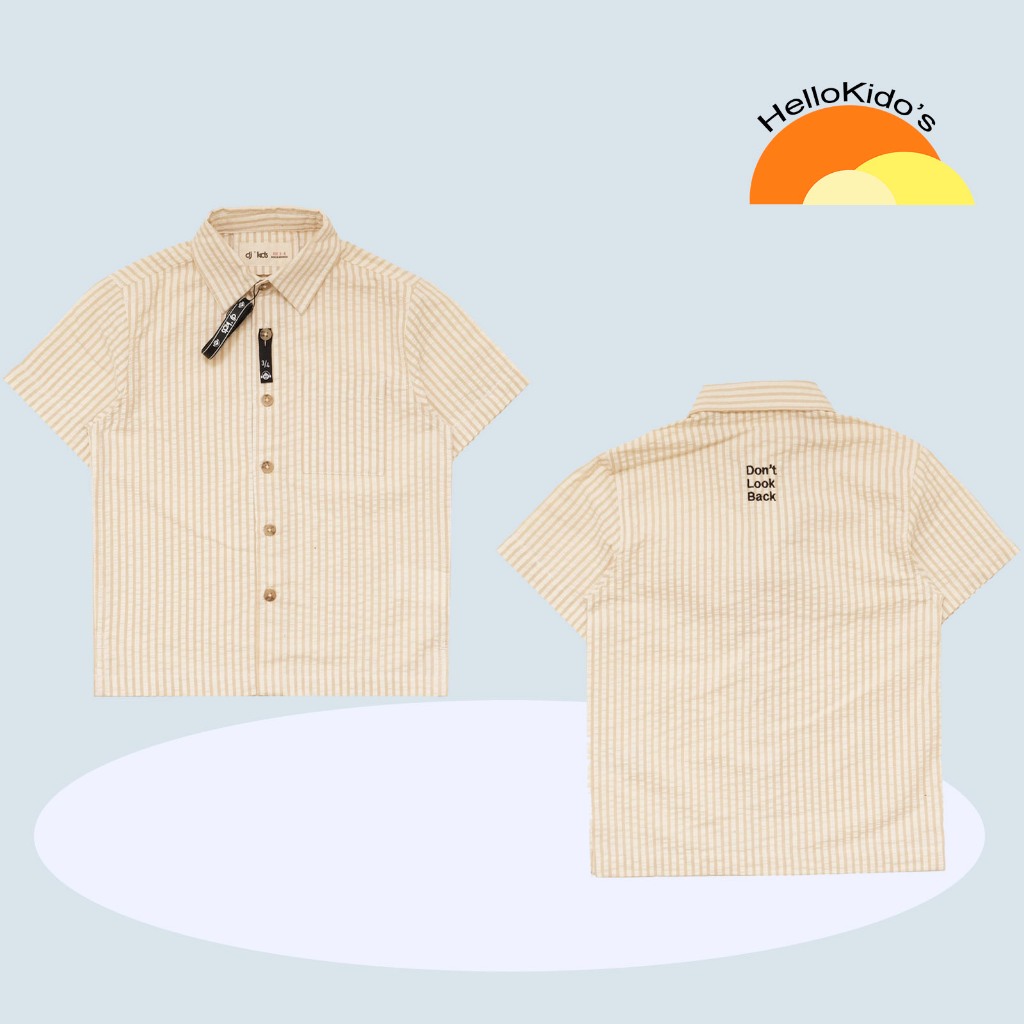 Kemeja Anak Laki Laki | Kemeja Garis garis Anak Laki Laki | Kemeja Oversize Anak Laki Laki | Bisa CO