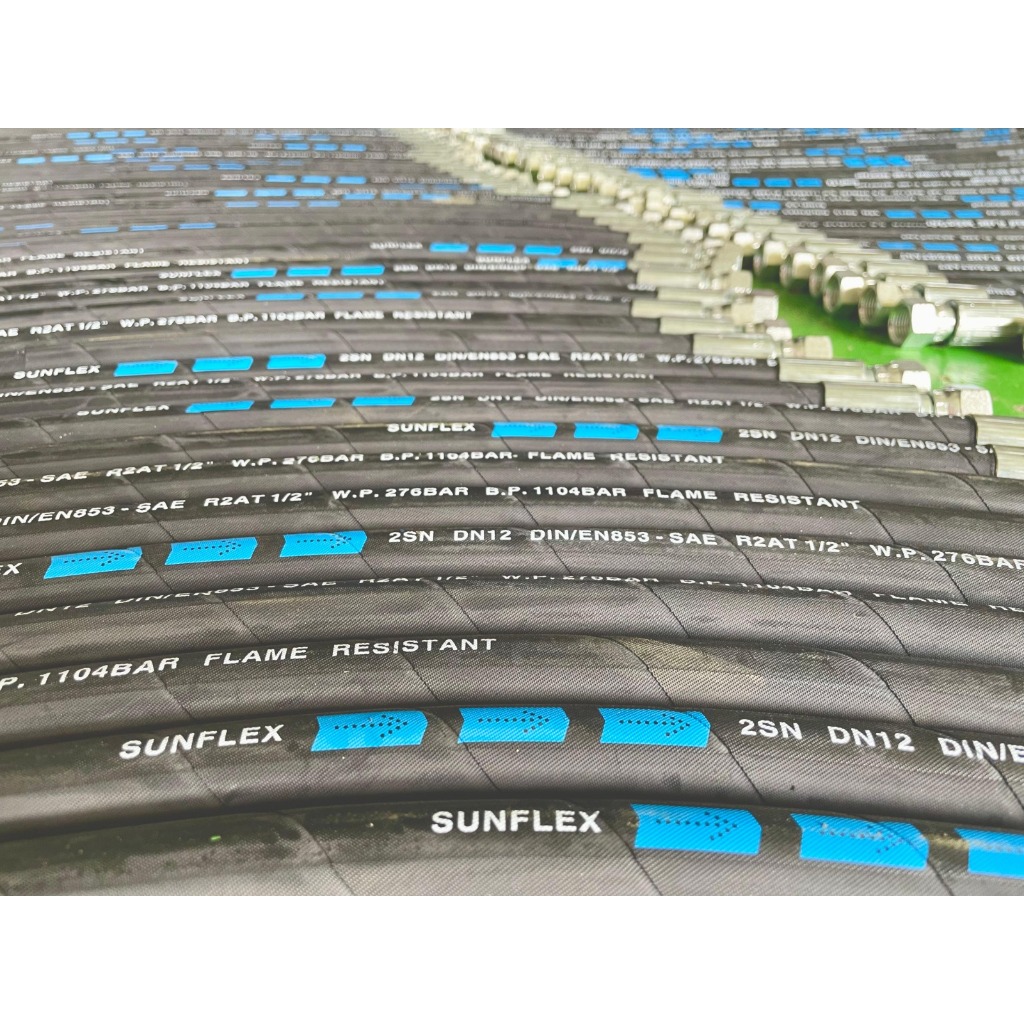 SUNFLEX HOSE / SELANG R2T/ R2AT  25.4 X 37.3 MM ( 1 INCHI ) SUNFLEX, selang r2at