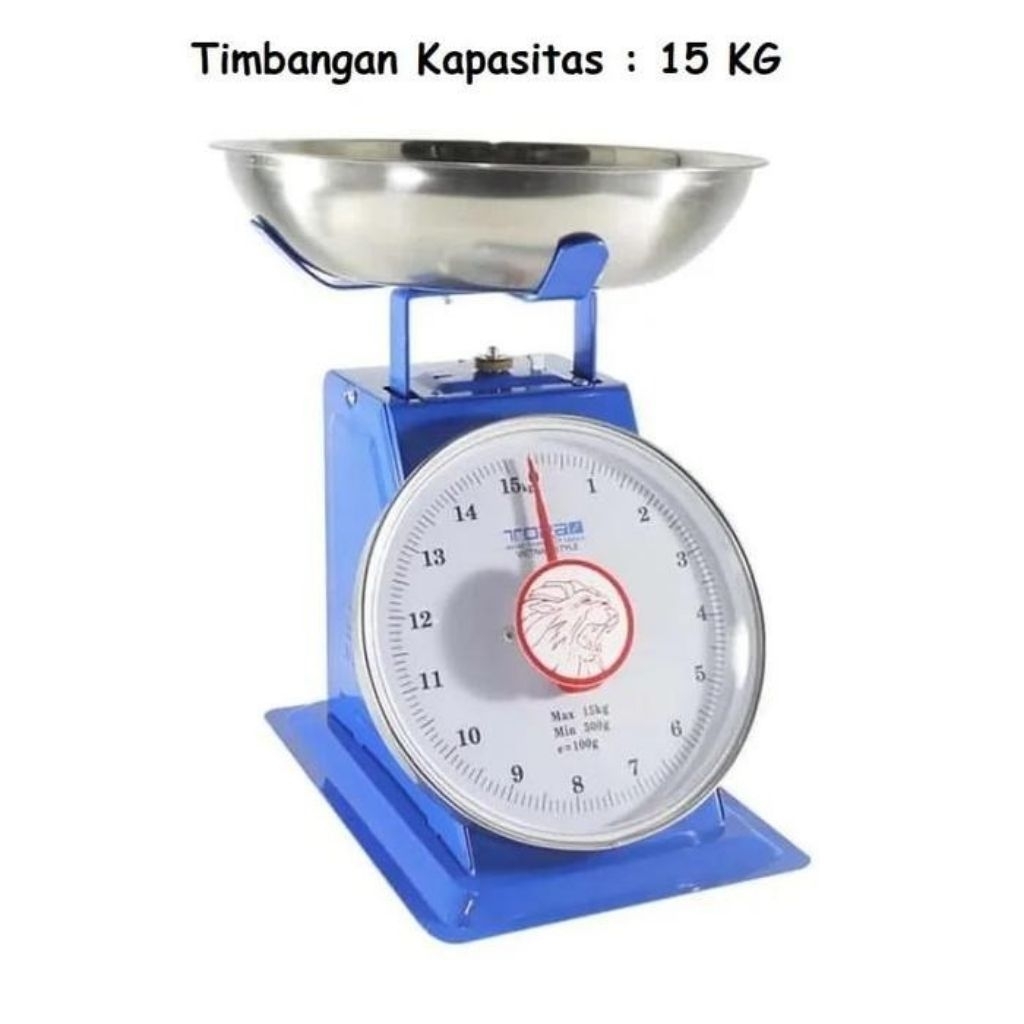 TIMBANGAN DUDUK ANALOG 15 KG / TIMBANGAN DUDUK JARUM ANALOG 15 KG MURAH