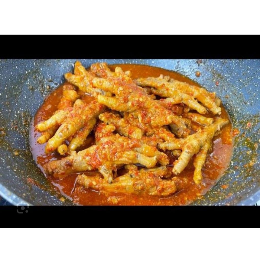 ayam suwir mercon/ceker mercon/jengkol semur