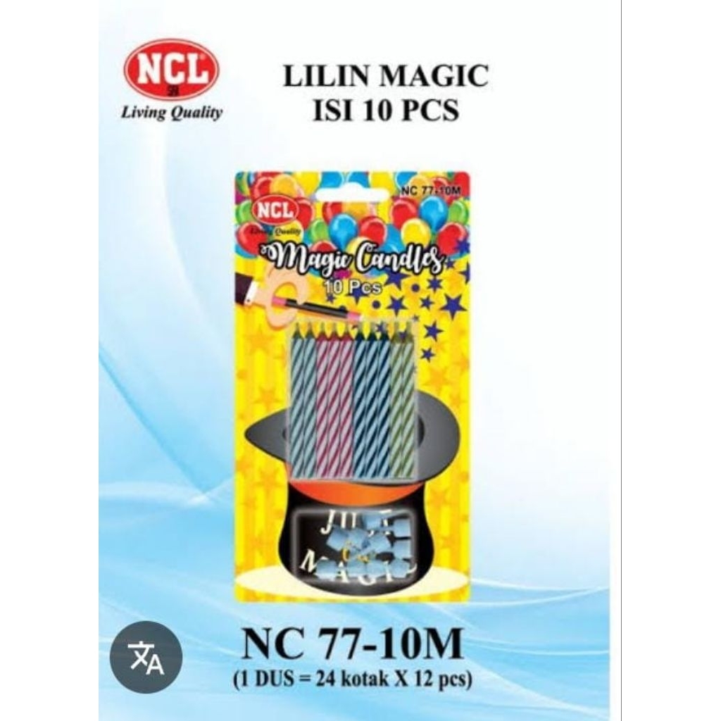 lilin magic/lilin ulang tahun NC77-10M