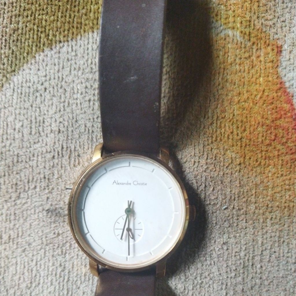 jam tangan Alexandre Christie wanita original second W.R.3ATM .16/Z033LS.8485LS CAL:1L40 kondisi uni