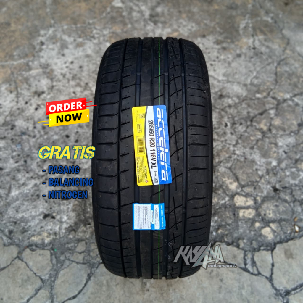 BAN MOBIL ACCELERA IOTA ST68 285 50 R20 TUBELES BAN MOBIL LUAR R20 285/50 RING 20