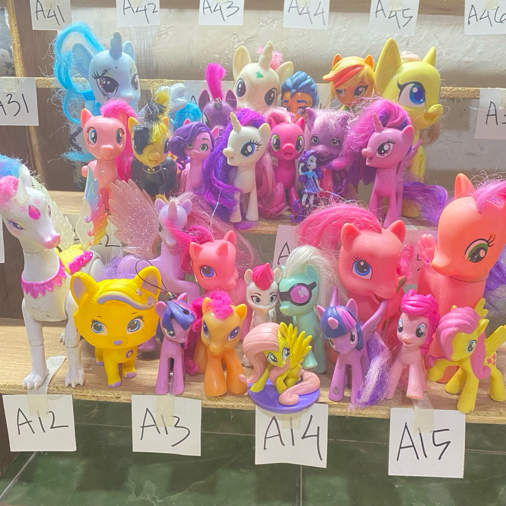 (Update 30 Sep 25) Mainan Figure My Little Pony Brand dan No Brand Preloved