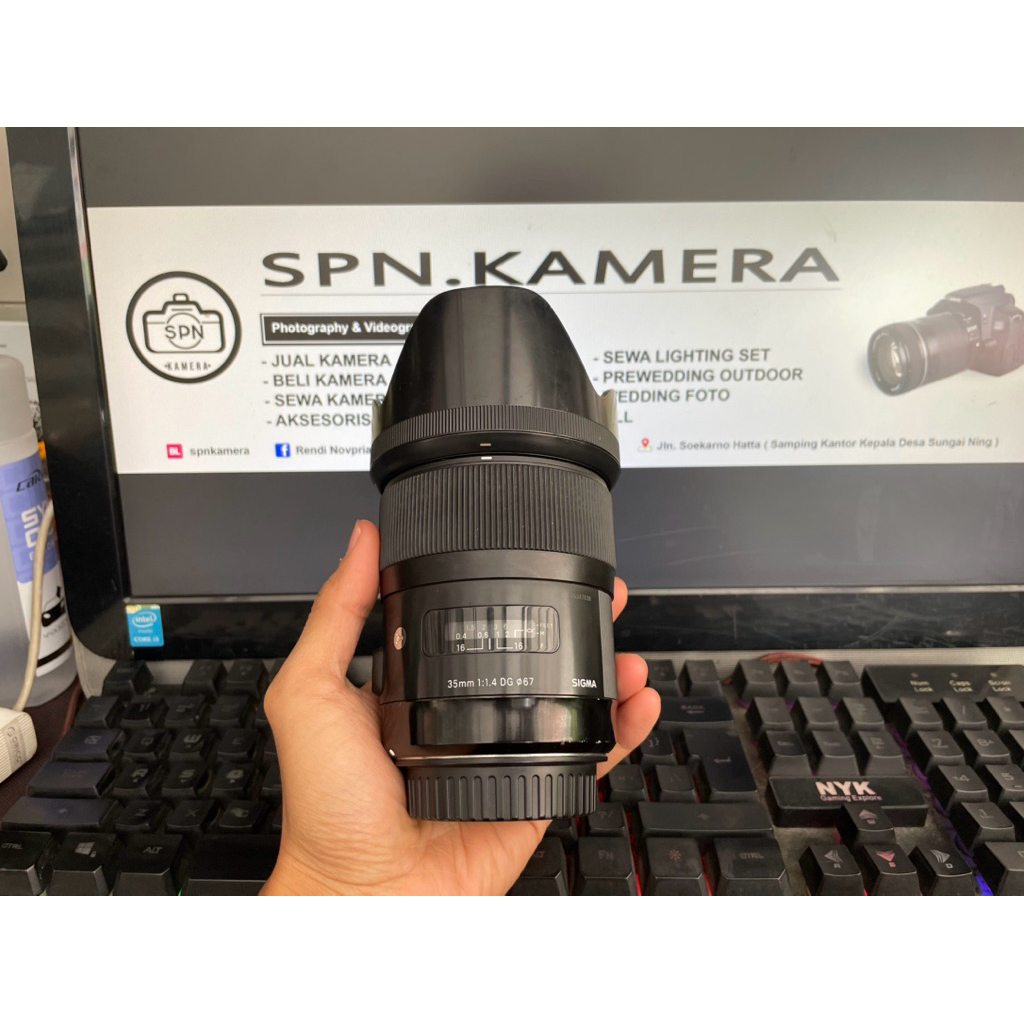 Lensa Sigma Art 35mm f1.4 for Canon