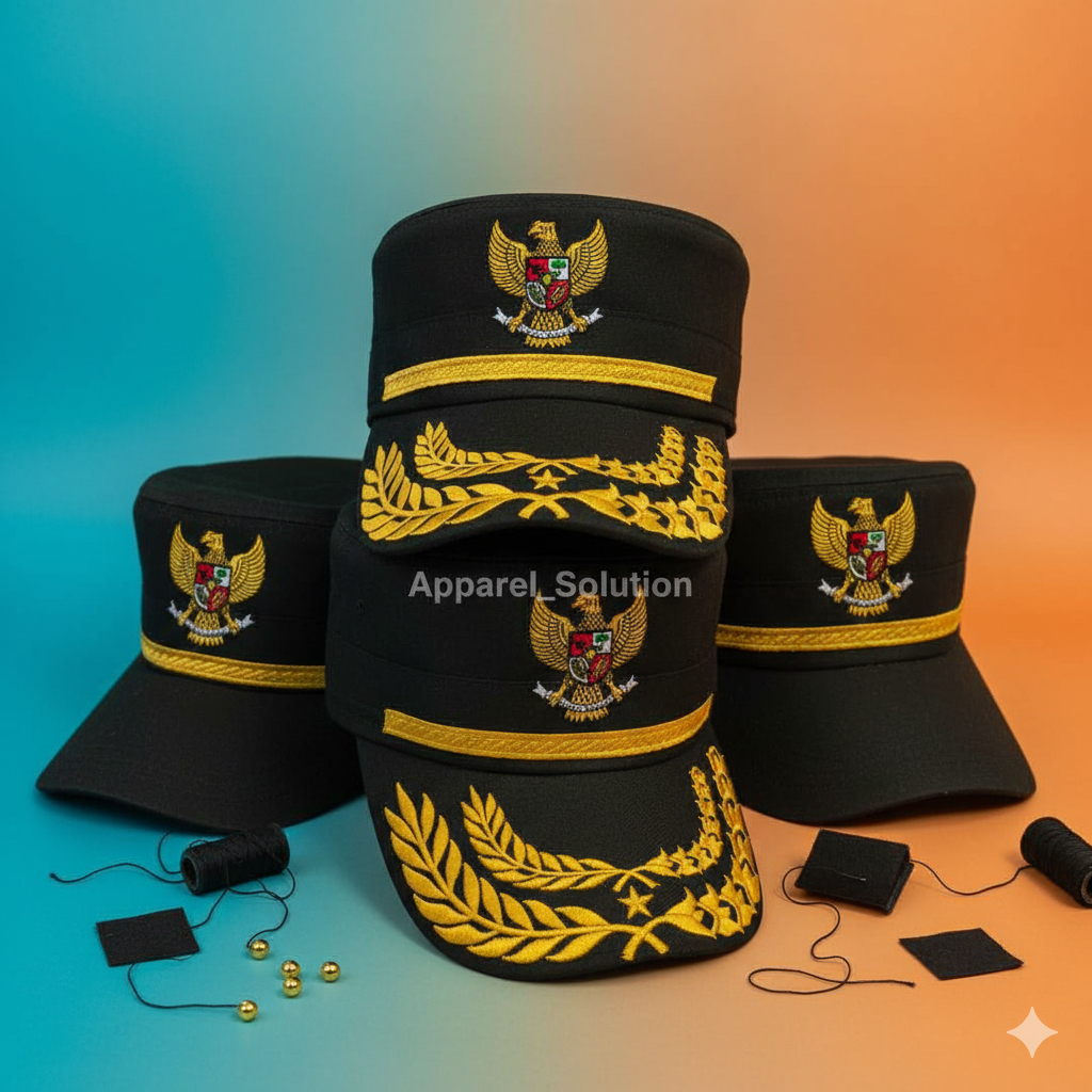 Topi Komando Garuda Topi Camat Kades Free Nama