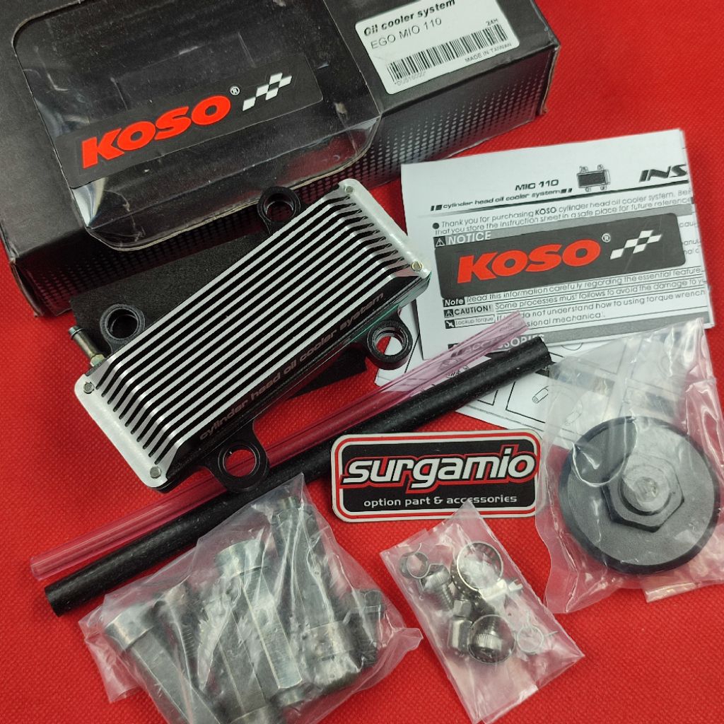 Oil cooler koso Mio Fino Soul pendingin mesin koso original