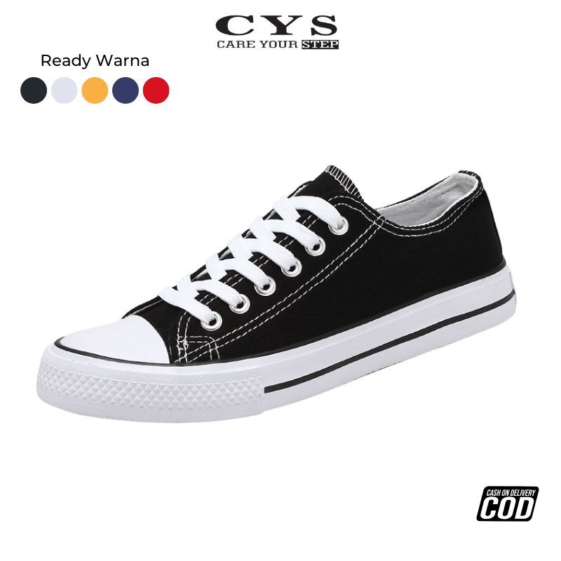 CYS Sepatu Sneakers Cowok Model Kasual Kanvas Korea Style Cewek Sekolah SPT 06