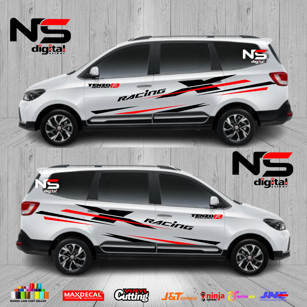 (COD) Stiker Mobil Wuling Confero Sticker Cutting Wuling Confero Terbaru