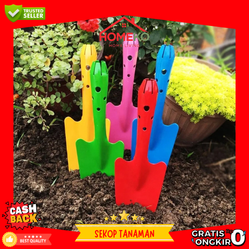 HK Sekop full Besi Stainless Steel Tanaman BERKEBUN / Sekop Skop Taman Mini Bahan Tebal