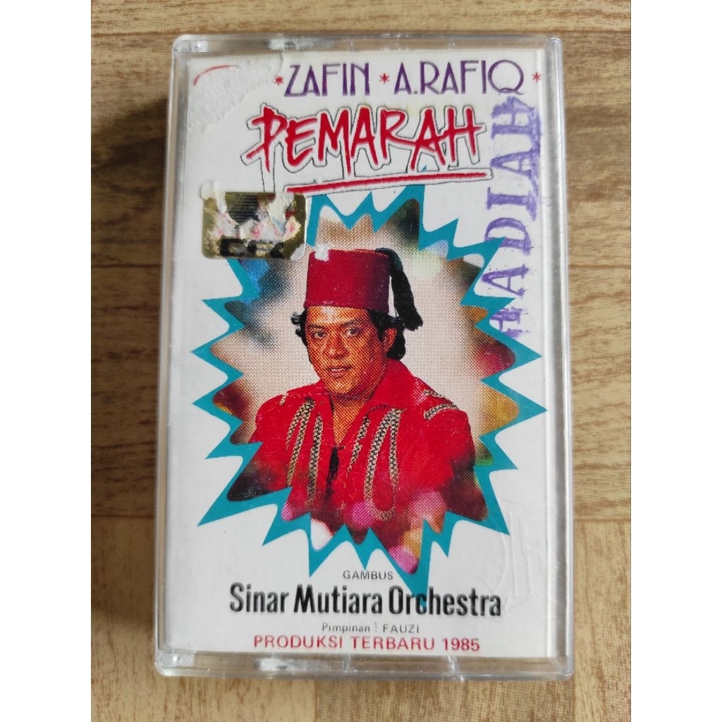 kaset pita ZAFIN - A RAFIQ "pemarah" gambus SINAR MUTIARA orchestra