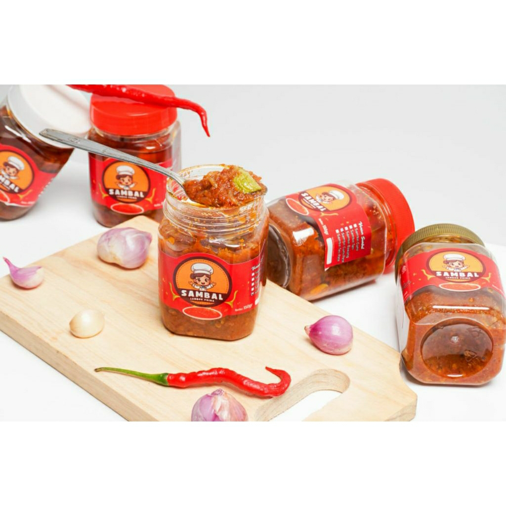 Sambal Teri Pete Pedas Gurih Botol Isi Bersih 150 Gr - Sambal Lauk