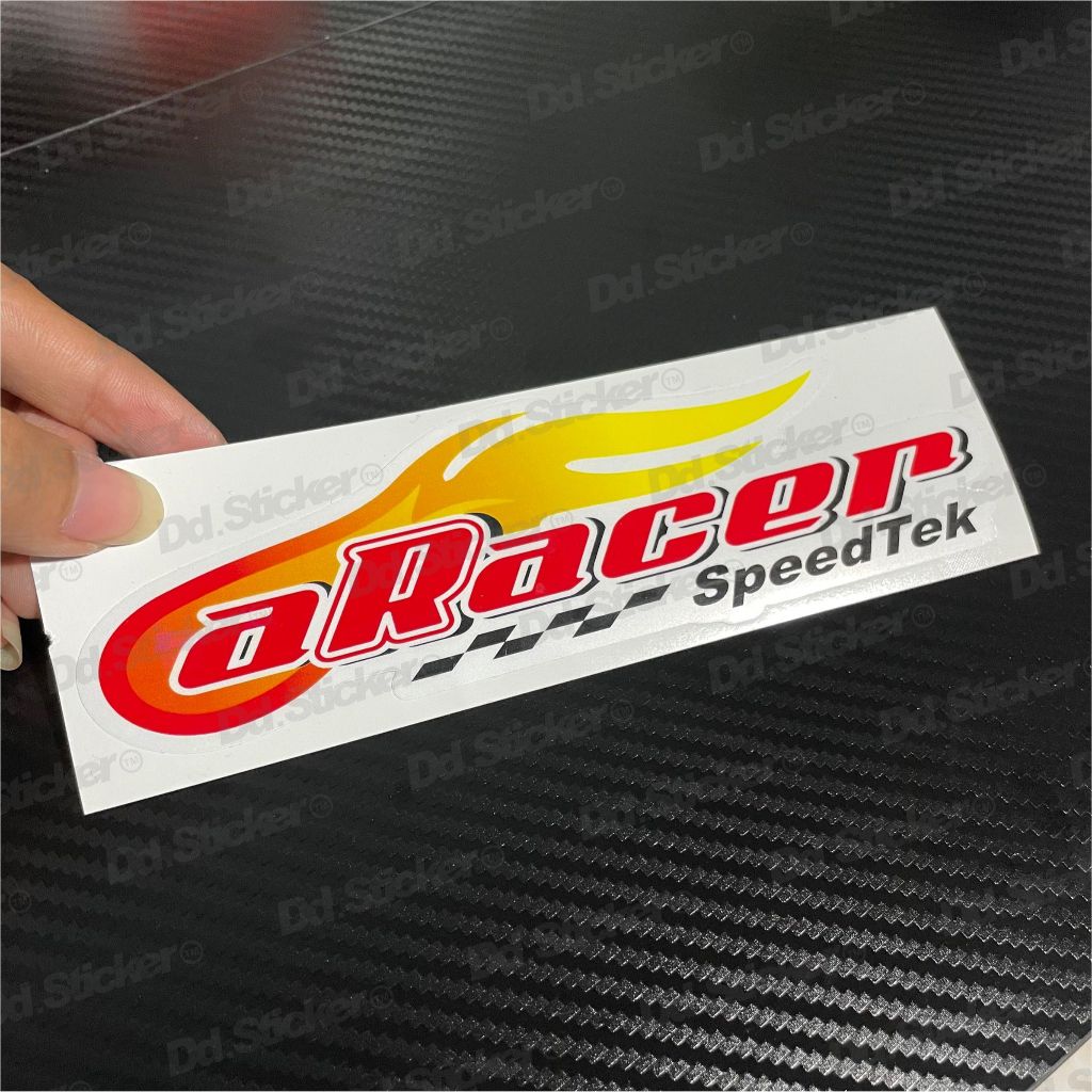 Sticker aRacer SpeedTek BESAR (super glossy)