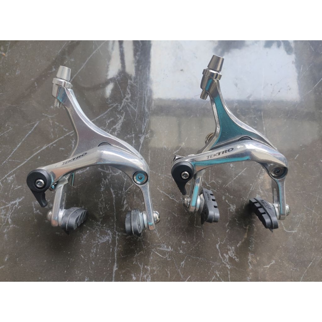 Ubrake Rem sepeda lipat roadbike fixie U brake TEKTRO R315 alloy silver depan belakang