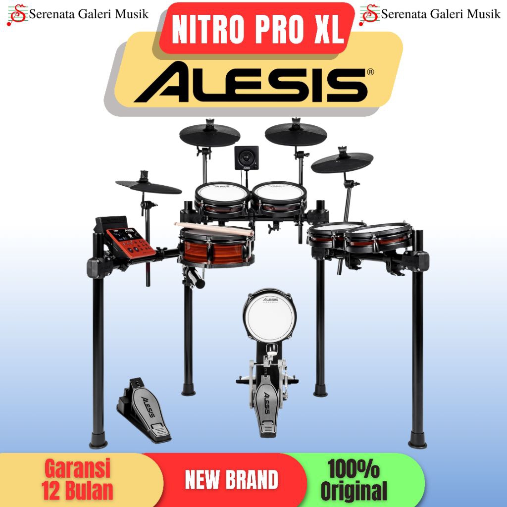 Alesis Nitro Pro XL Drum Electric - Drum Elektrik Alesis Nitro Pro XL