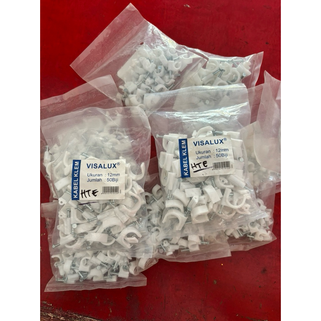 Klem Kabel Listrik Visalux / Klem Kabel Paku / Klem Kabel 6mm,7mm,10mm,12mm