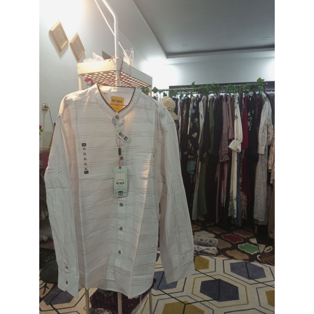 KEMEJA PRIA LENGAN PANJANG OI SEE