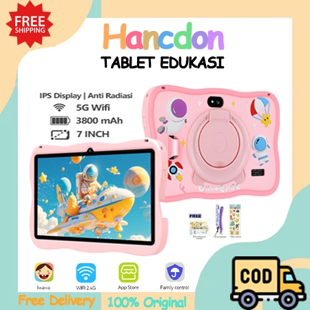 Hancdon KIDS Study Tab A15 Tab 6GB + 128GB Tablet Android 7.1inch Layar Full Screen Layar Besar Wifi