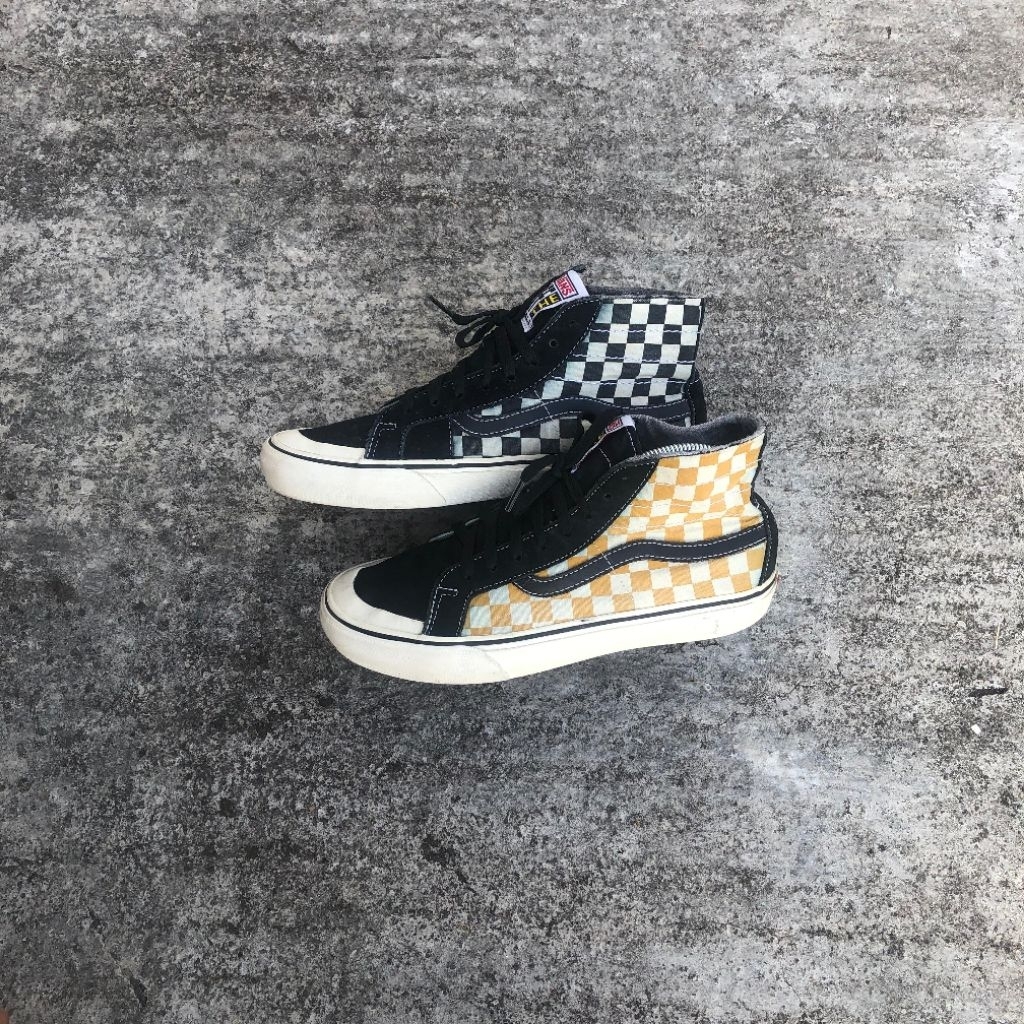 Vans SK8-HI Black Yellow White second
