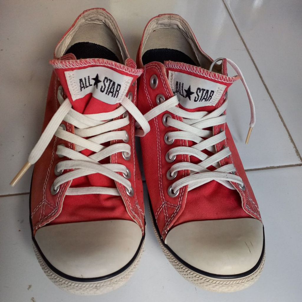 Sepatu Converse ALL STAR Slim Low Ukuran 41 Original Merah