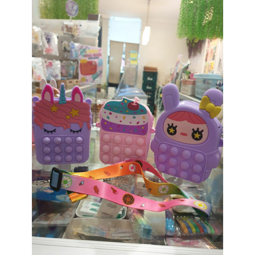 Tas Selempang Anak Tas Anak Mini Bag Pop it