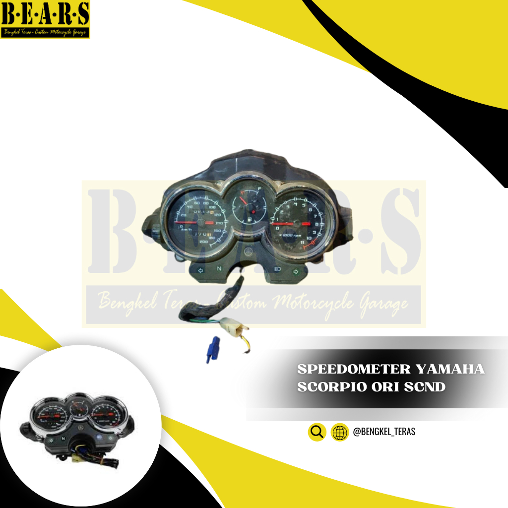 speedometer Yamaha Scorpio original second
