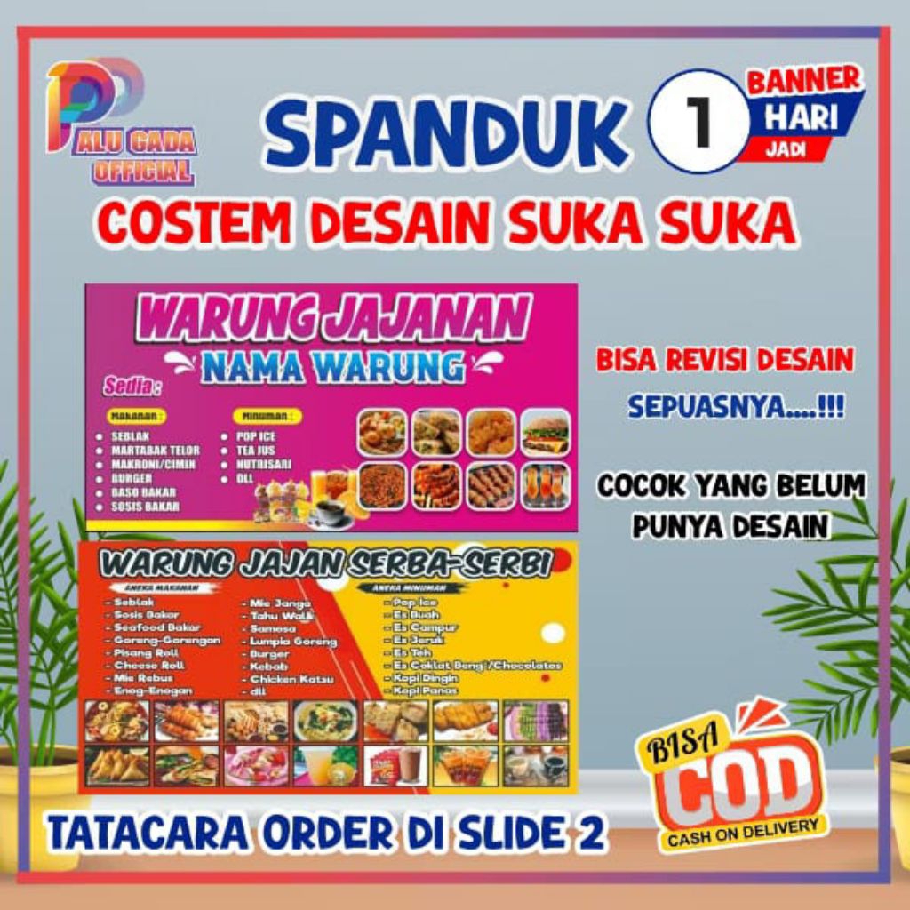spanduk banner baner custom kecil dan besar tebal spanduk ulang tahun anak spanduk pulsa spanduk fre