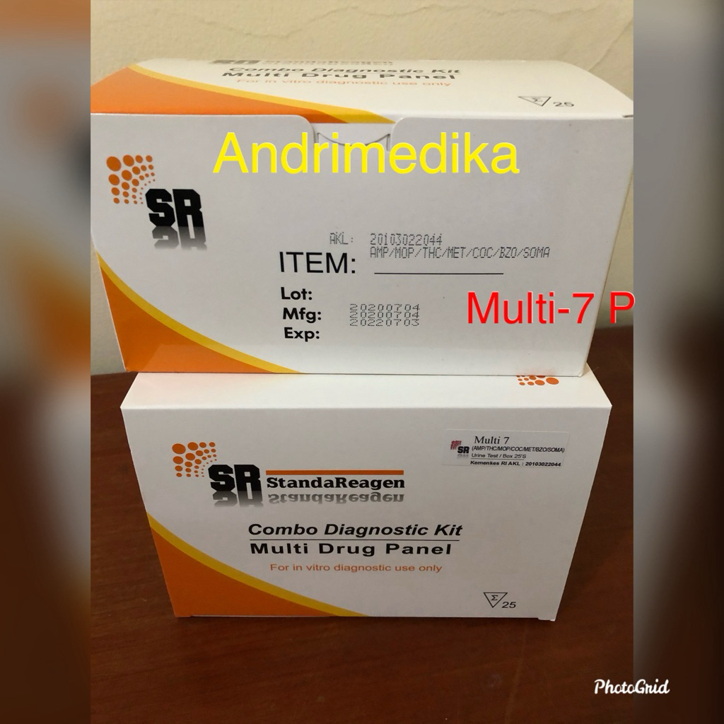 Tes Urine Multi-7 Parameter Merk Egens / SR + Pot urine