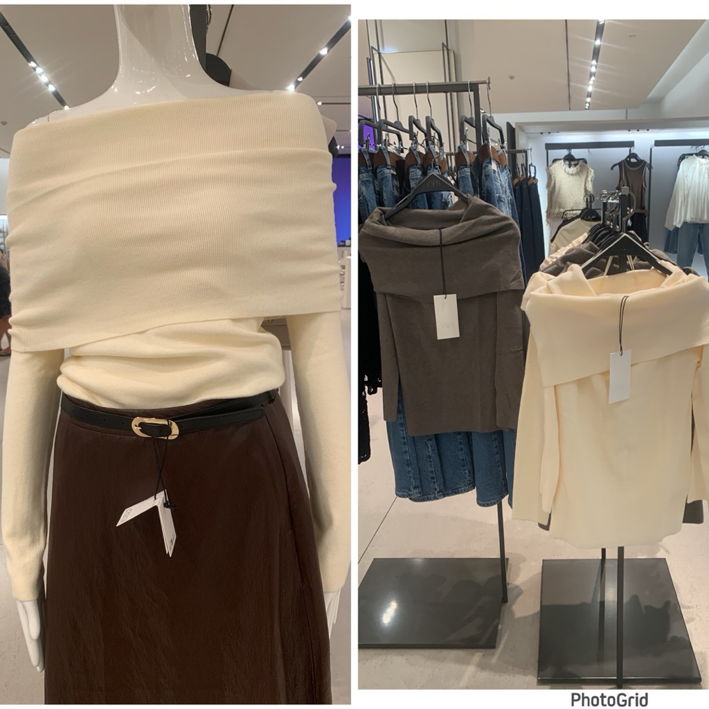 sabrina top zara knit putih mewah  bunga blazer linen crop bestseller jastip zara jaket denim |jasti