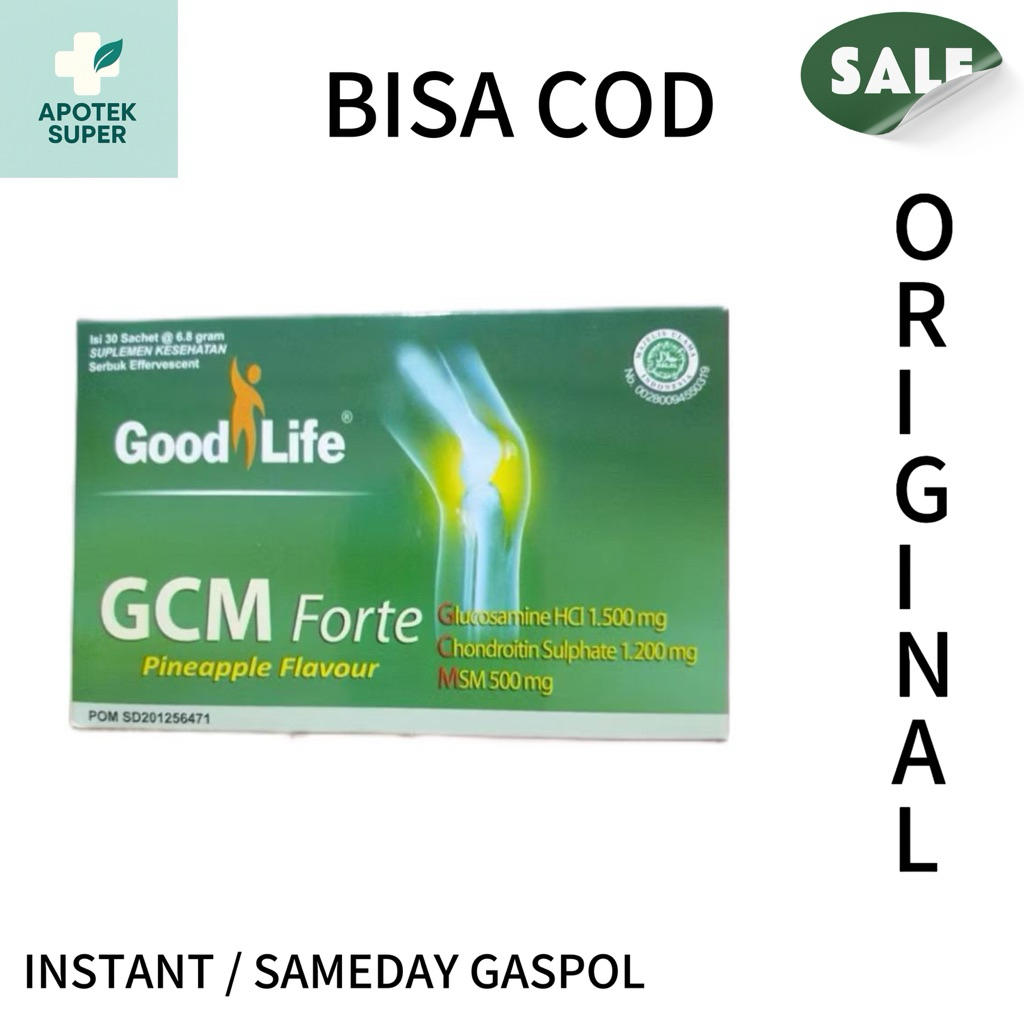 GCM Forte Box Isi 30 Sachet Vitamin Suplemen