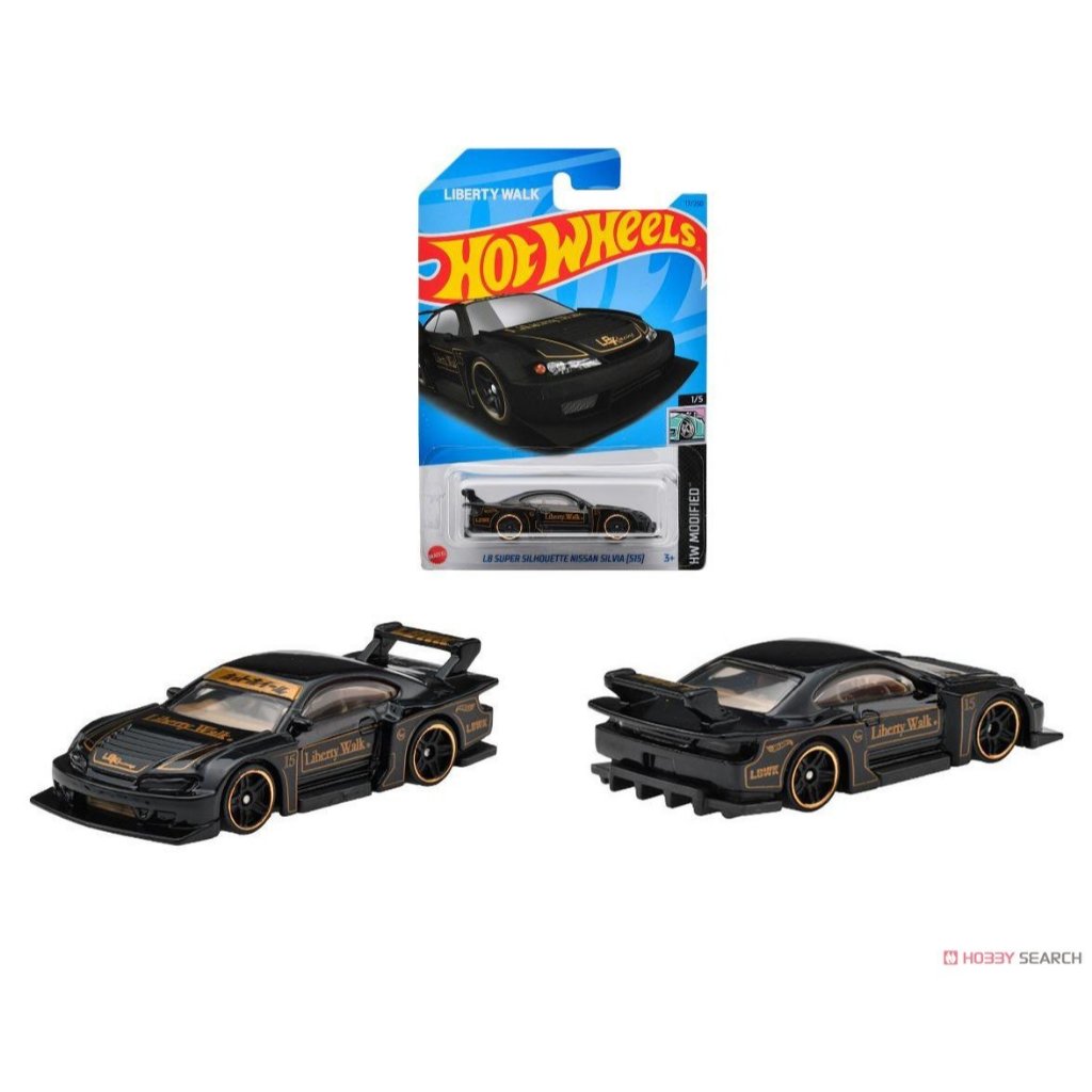 Hot Wheels LB Super Silhouette Nissan Silvia (S15) 2023 LBWK Black