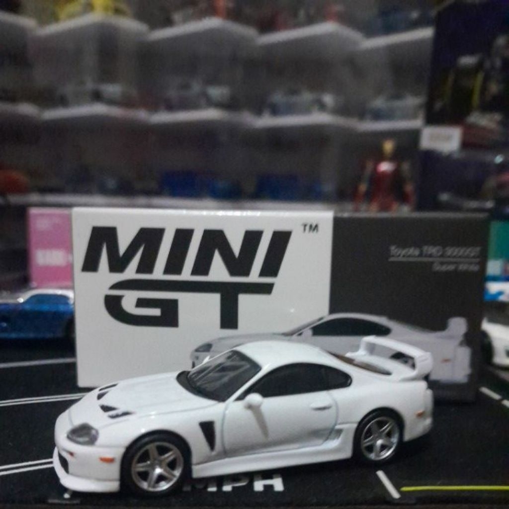 MINI GT Toyota TRD 3000GT Super White
