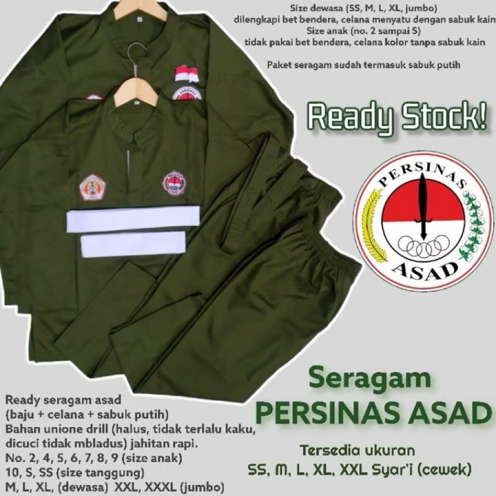 Baju Asad Jokam ready size anak